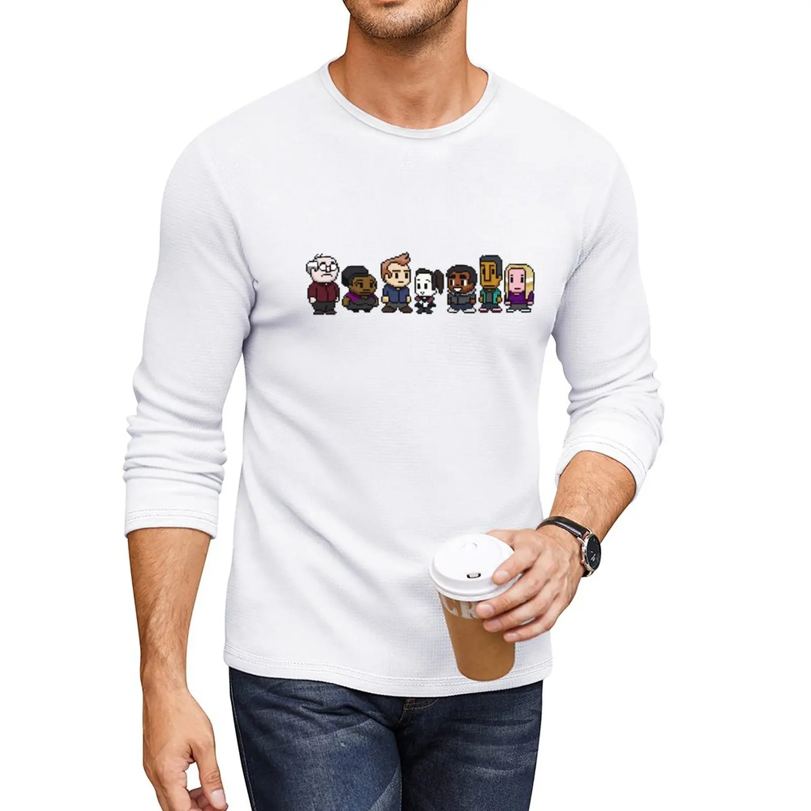 Новая футболка Community Tee, Длинная футболка, спортивная рубашка, черные футболки, мужские графические футболки, комплект
