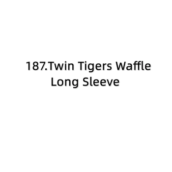 187. Длинный рукав с вафлями Twin Tigers.