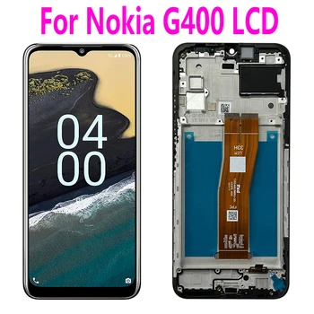 6,58 “Оригинал для Nokia G400 ЖК-дисплей с сенсорным экраном, дигитайзер в сборе, запасные части для Nokia G400 ЖК-дисплей с рамкой