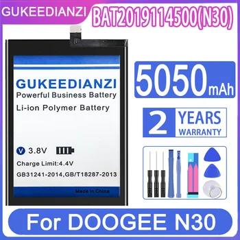 GUKEEDIANZI Для DOOGEE N30 Аккумулятор 5050 мАч Замена Мобильного Телефона Резервная Батарея Batteria BAT2019114500 Batterie Для DOOGEE N 30