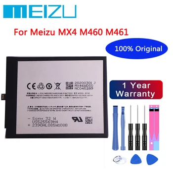 Meizu 100% Оригинальный Аккумулятор BT40 Для Meizu MX4 M460 M461 3100mAh Высококачественные Аккумуляторы Для Мобильного Телефона Bateria В Наличии + Инструменты