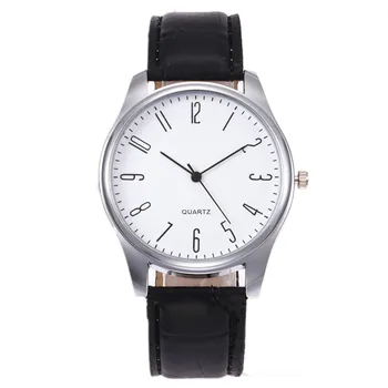 Watch Man Hight Quality Simple Business Fashion Leather Quartz Wrist Watch Zegarek Męski שעון יד לגבר Мужские Кварцевые Часы