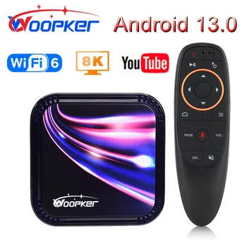 Woopker 2023 Новый Android 13 TV Box K52 4G 64G 32G Rockchip RK3528 Четырехъядерный 8K HD медиаплеер Wifi6 BT5.0 YouTube Smart TVBox