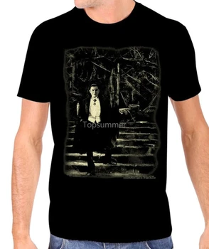 Аутентичная универсальная футболка Bela Lugosi Dracula Stairs, светящаяся в темноте, S-2Xl, Новинка