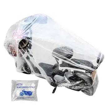 Водонепроницаемый чехол для скутера, прозрачный чехол для мобильного скутера, защищающий Мотоциклы От дождя, солнца, пыли, Прозрачный Пылезащитный мотоцикл