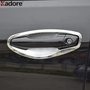 Для Hyundai Santa Fe ix45 2013 2014 2015 Хромированная боковая дверная ручка Отделка крышки чаши Накладка для украшения автомобиля Внешние аксессуары