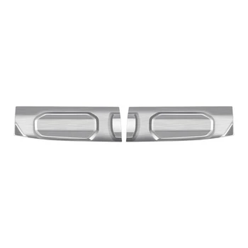 Защитные накладки на дверь багажника автомобиля, Защитная накладка на порог, Защитная накладка заднего бампера для Subaru WRX 2022 2023 серебристого цвета