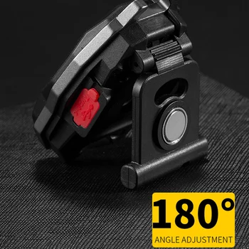 Карманный мини-брелок для ключей USB Аварийные Магнитные рабочие фонари Кемпинговый фонарь