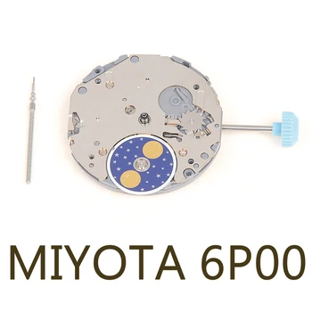 Кварцевый механизм MIYOTA калибра 6P00 6P00 с шестью стрелками 3.6.9 секундный часовой механизм с малой секундной стрелкой запасные части