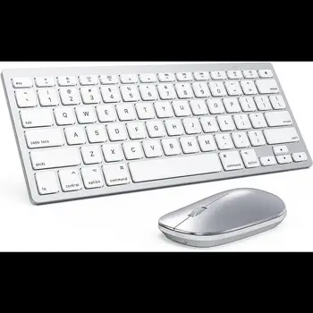 Клавиатура и мышь Bluetooth для Mac, Ультратонкая комбинированная клавиатура и мышь OMOTON для Mac, беспроводная клавиатура и мышь для Mac,