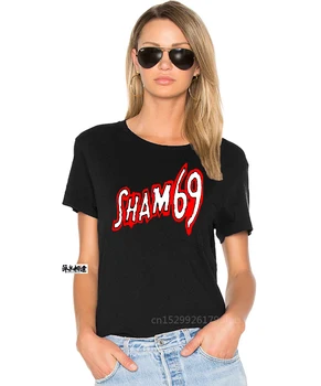 Мужская футболка Sham 69, повседневная забавная футболка, новинка, футболка для женщин