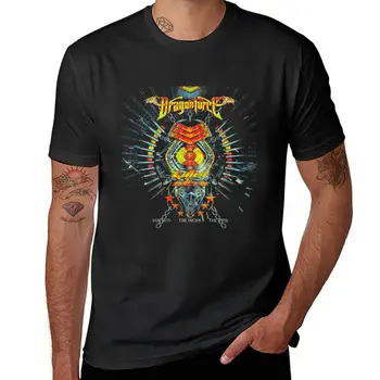 Новая футболка Dragonforce Эстетическая одежда Аниме футболка Футболка мужская одежда