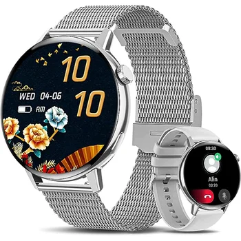Новый Многофункциональный спортивный режим Smartwatch Голосовой ассистент AI IP68 Водонепроницаемая беспроводная зарядка Несколько стилей пользовательского интерфейса Android IOS