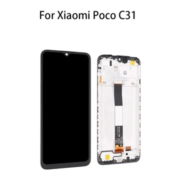 Оригинальный (IPS) ЖК-дисплей с сенсорным экраном и цифровым преобразователем в сборе (с рамкой) для Xiaomi Poco C31
