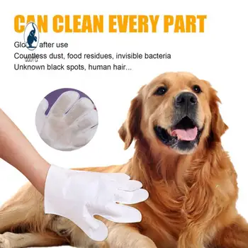 Перчатки для ухода за собаками, перчатки без стирки, перчатки без стирки для домашних животных, принадлежности для купания кошек и собак, чистящие массажные перчатки