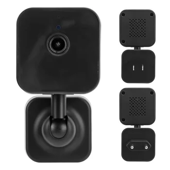 Подключаемая интеллектуальная камера безопасности с автоматическим отслеживанием 2.4 G WIFI с двусторонним разговором 110-220 В, камера безопасности в помещении для собак‑младенцев