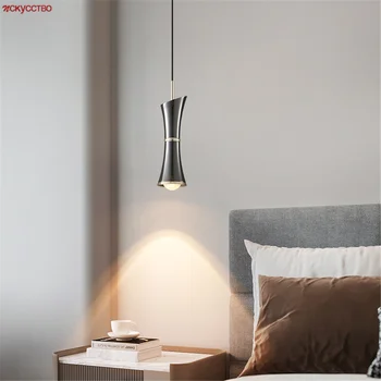 Постмодернистский дизайн, роскошные светодиодные подвесные светильники для спальни, кухни, обеденного стола, Подвесной светильник для интерьера