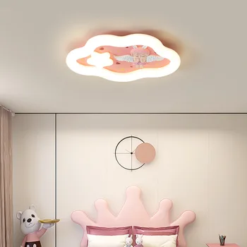 Потолочный светильник для детской комнаты Мультяшный светодиодный детский потолочный светильник Cloud Astronaut Спальня Декоративное освещение Коридор Люстры