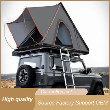 Продается новый треугольный жесткий корпус из алюминиевого сплава, автоматическая складная Палатка на крыше автомобиля, Большая коробка для палатки на крыше автомобиля для кемпинга