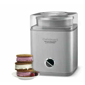 Производители мороженого / йогурта Cuisinart Pure Indulgence ™ Приборы для замораживания йогурта, сорбета и мороженого объемом 2 кварты
