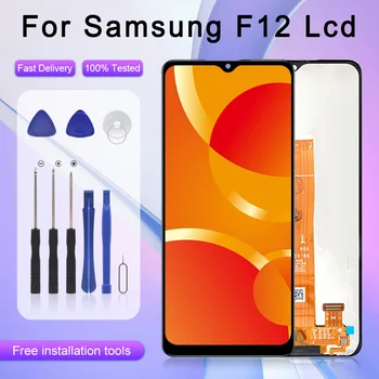 Протестирована замена 6,5 дюймов Samsung Galaxy F127 lcd с сенсорным экраном и цифровым преобразователем в сборе Дисплей F12 с инструментами Бесплатная доставка