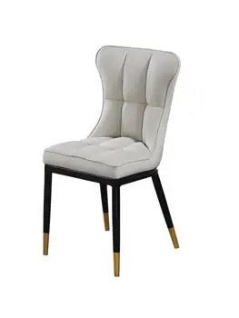 Роскошный обеденный стул Nordic Light, Семейная Современная Простая спинка для стула, ресторан для отдыха, стол для деловых встреч, стул