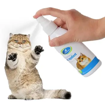 Спрей для удаления кошачьего запаха, жидкий парфюмерный спрей для кошек, высококачественные принадлежности для мытья домашних животных, средство для чистки домашних животных и предотвращения царапанья