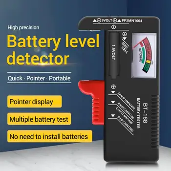 Цифровой Тестер Батареи ЖК-Дисплей AA/AAA/9V/1.5 V Кнопочный Элемент Проверки Емкости Батареи Детектор Емкости Диагностический Инструмент