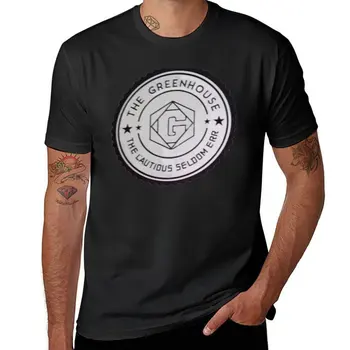 Футболка с логотипом Greenhouse Academy для мальчиков, белые футболки, спортивные рубашки, футболки для мужчин